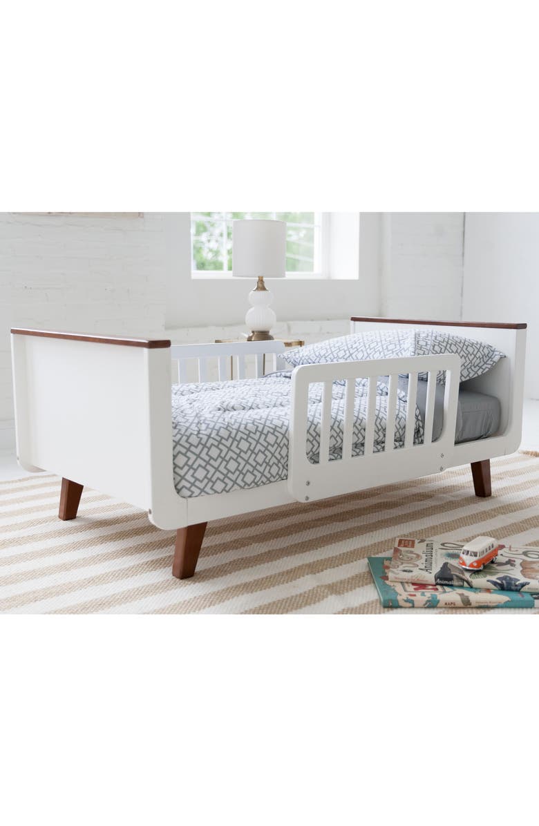 Little Partners Mod Toddler Bed, Alternate, color, White & Espresso
