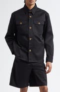 Versace Cotton Gabardine Overshirt