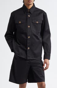 Versace Cotton Gabardine Overshirt