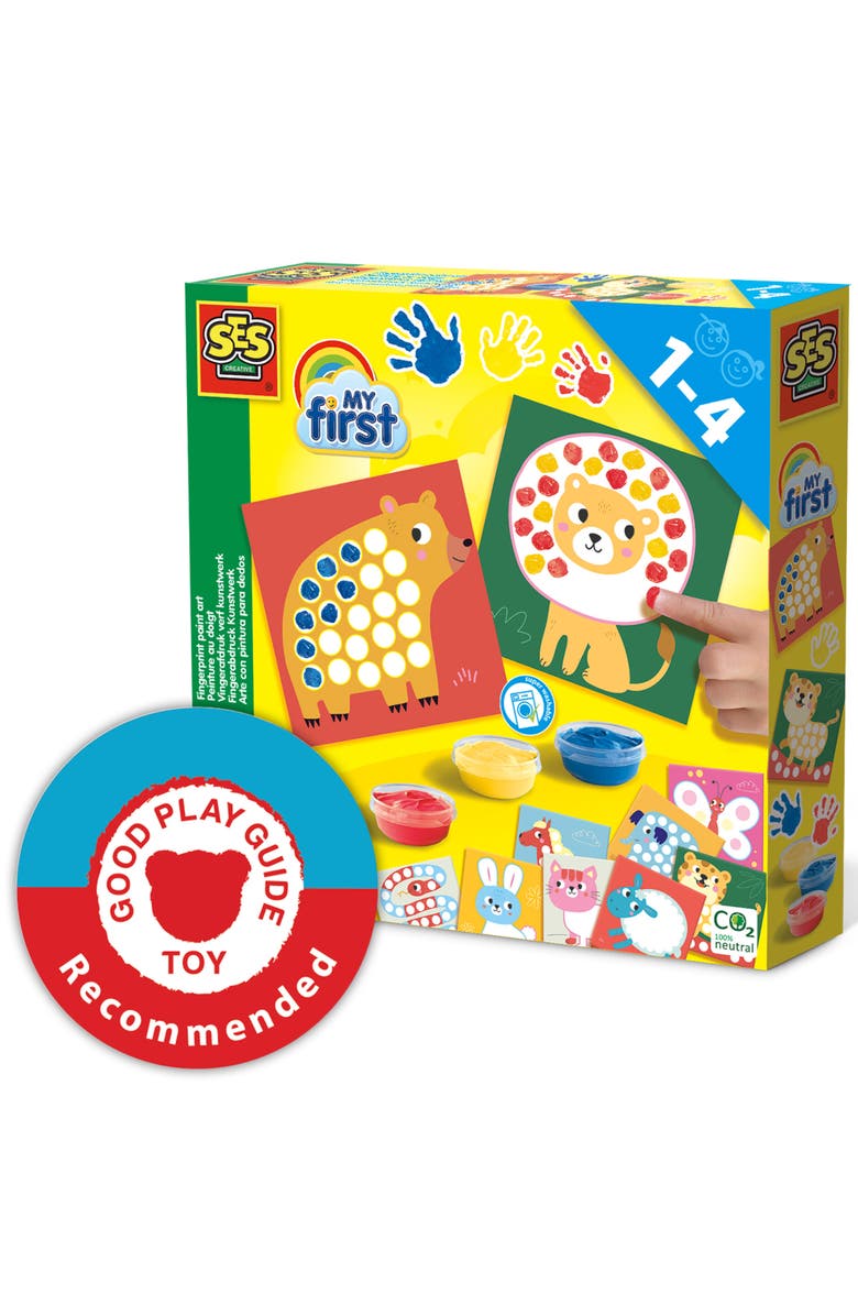 SES Creative My First Fingerprint Paint Art Craft Set, Alternate, color,