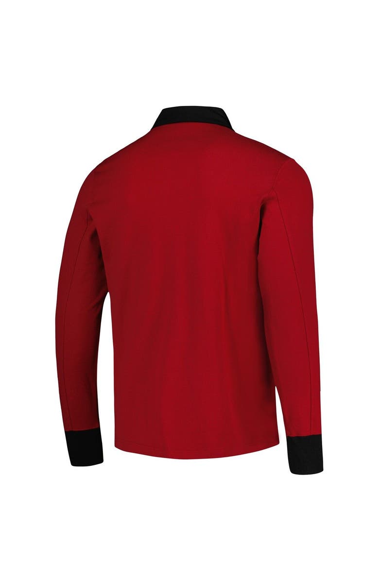 adidas Men's adidas 2023 Player Red Atlanta United FC Travel Long Sleeve Polo, Alternate, color, Red