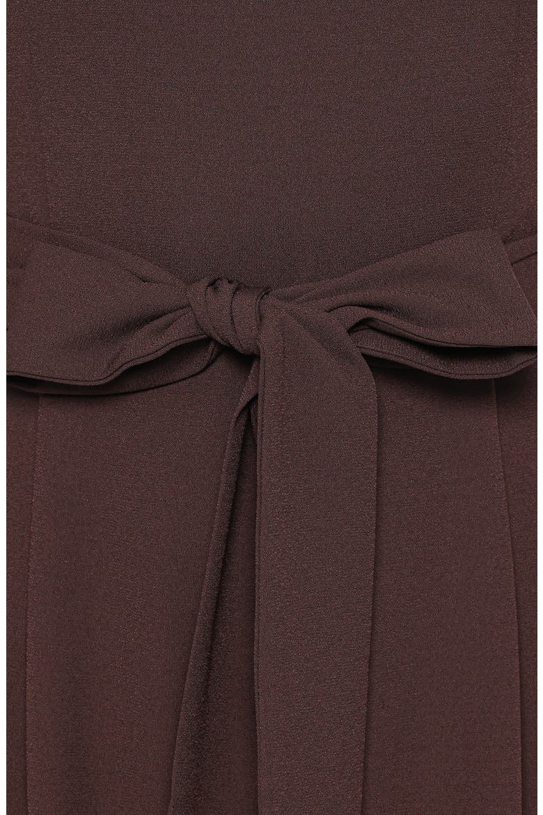 Leyton Asymmetric Jumpsuit, Alternate, color, CHOCOLATE BROWN