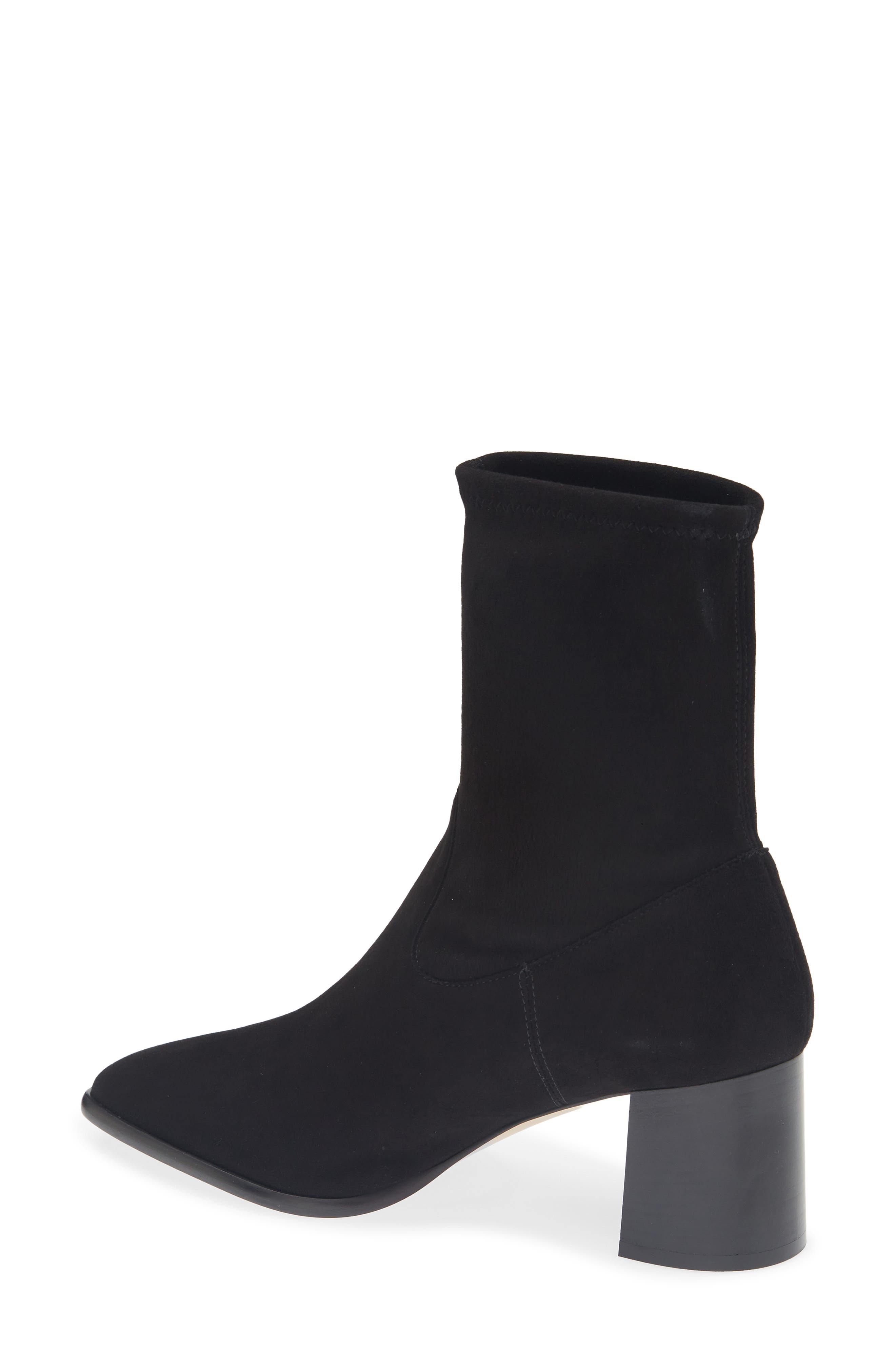 Harp Block Heel Stretch Bootie, Alternate, color, BLA-BLACK