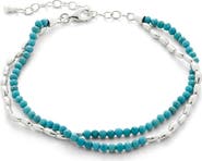 Monica Vinader Mini Nugget Beaded Layered Bracelet