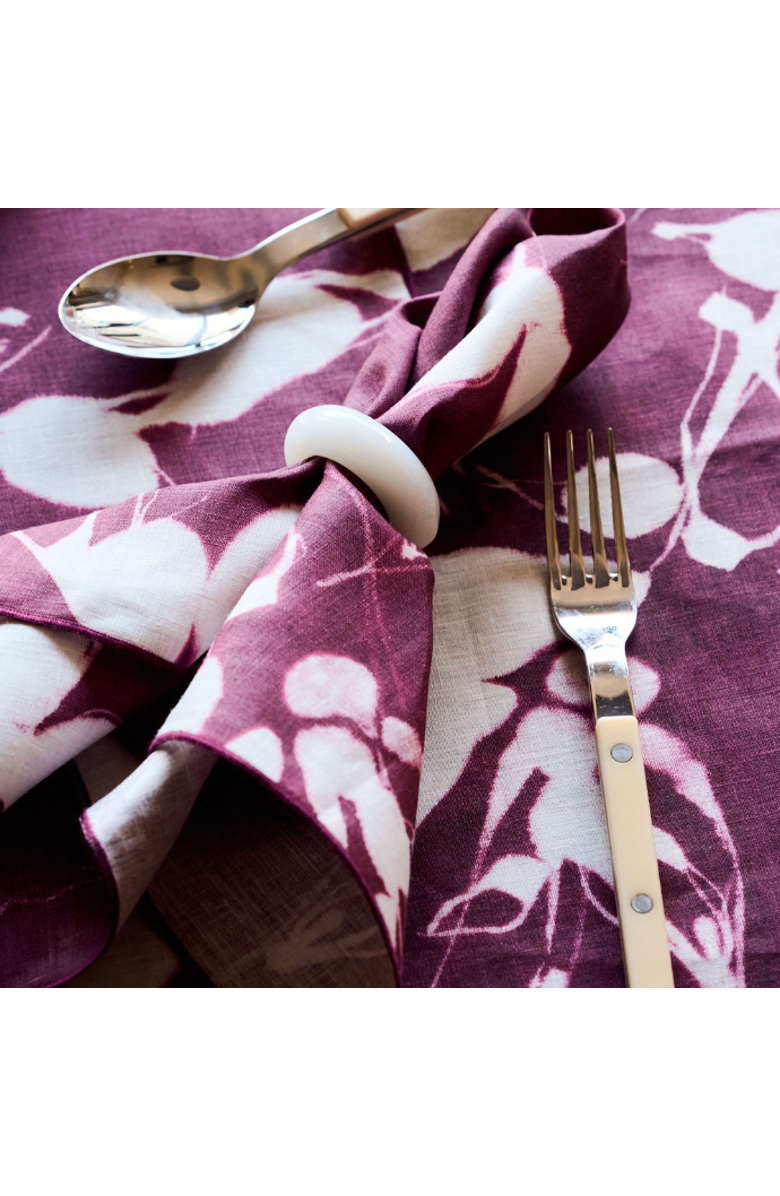 Goldie Home Napkin Rings, Alternate, color, White