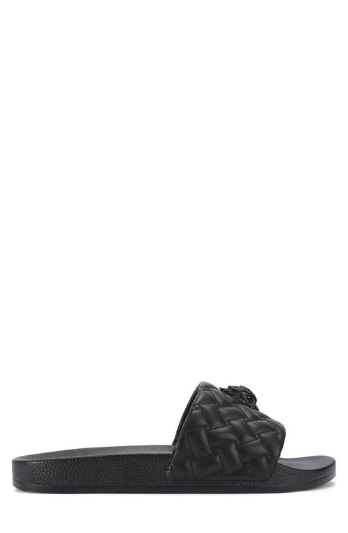 Kurt Geiger London Meena Eagle Slide Sandal In Black