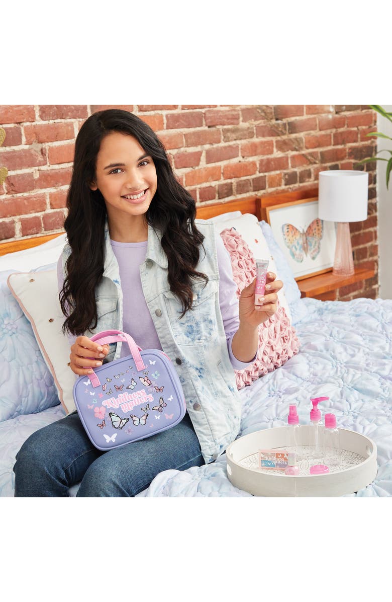 Three Cheers For Girls 3C4G Butterfly Away Travel & Cosmetic Set Allinone, Alternate, color, Multicolored