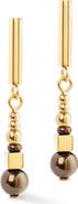 COEUR DE LION Shimmering Princess Pearls Gold Earrings