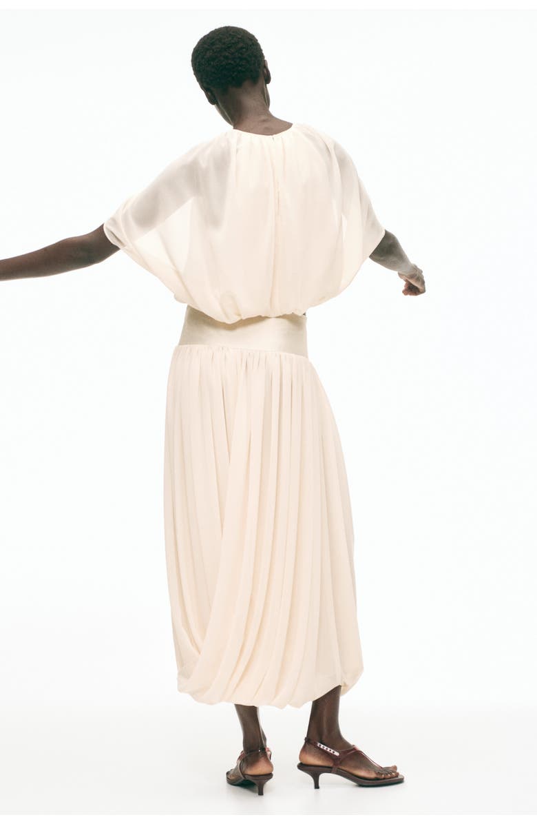 H&M Draped Chiffon Skirt, Alternate, color, 