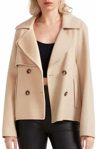 Belle & Bloom I'm Yours Wool Blend Peacoat