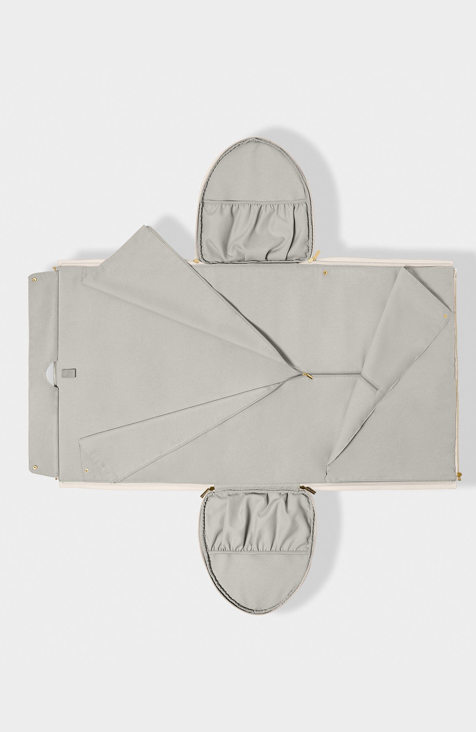 Katie Loxton Fold Out Garment Weekend bag, Alternate, color, Off White