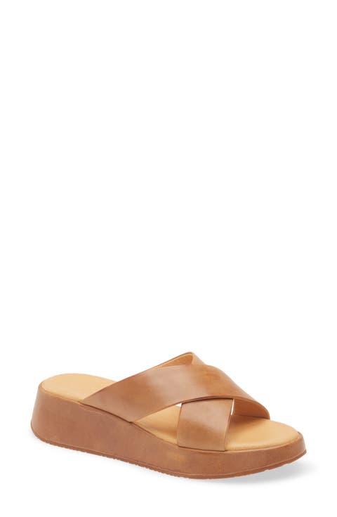 Criss Cross Platform Wedge (Women)