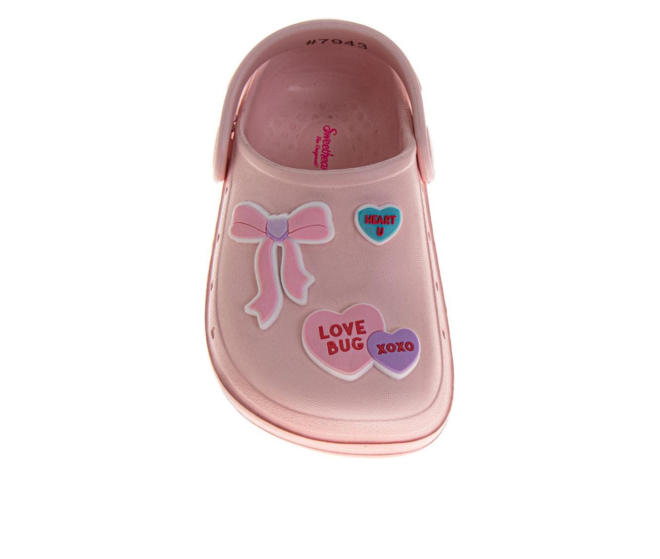 SweetHearts Conv. Hearts Clogs Girls 5-10, Alternate, color, Blush