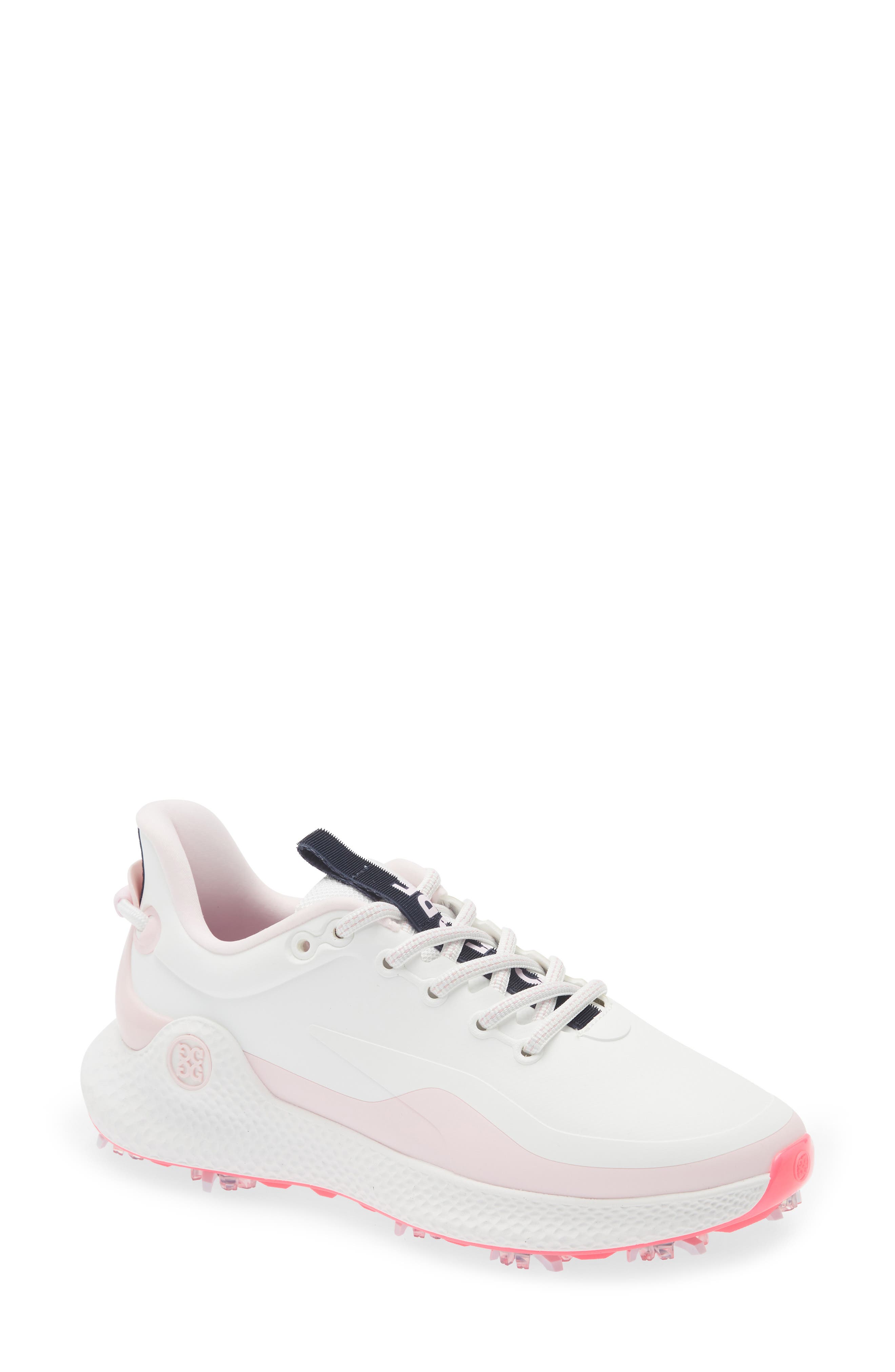 G/FORE MG4+ O2 G/LOCK Golf Shoe, Main, color, Snow/ Blush