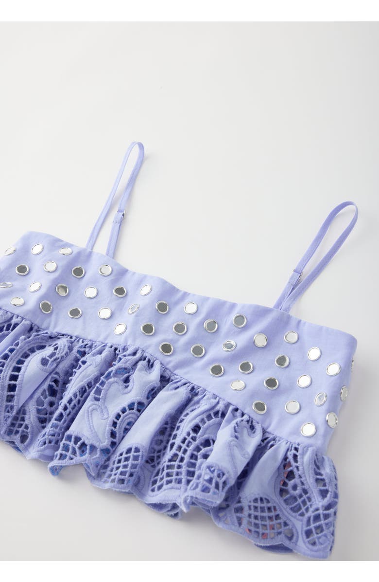 Marlo Kids Luciana Embroidered Top, Alternate, color, Lavender