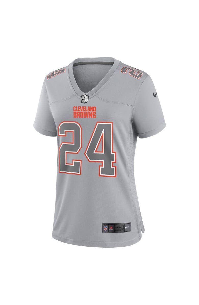 Nike Women's Nike Nick Chubb Gray Cleveland Browns Atmosphere Fashion Game Jersey, Alternate, color,