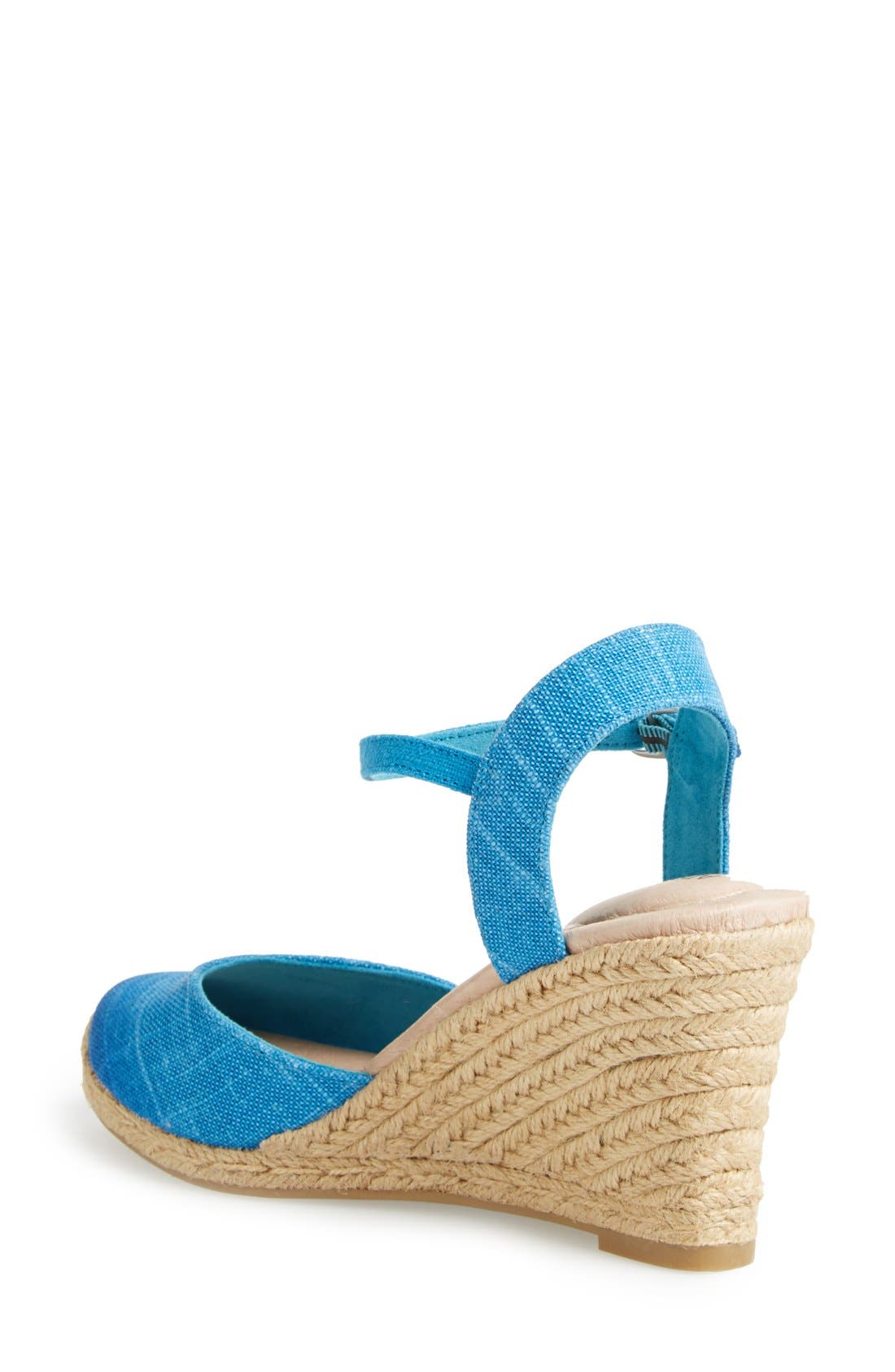 'Bethany' Wedge Sandal, Alternate, color, BLUE OMBRE