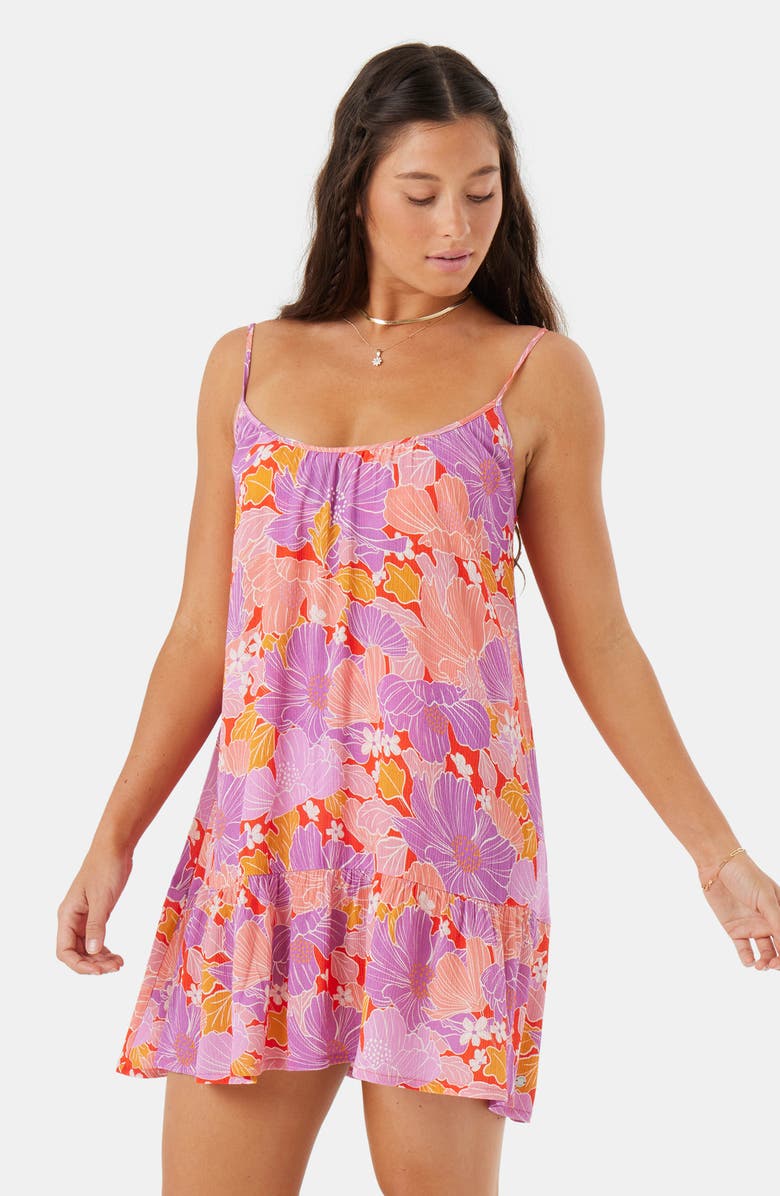 Roxy Summer Fling Crinkled Cover-Up Dress, Alternate, color,