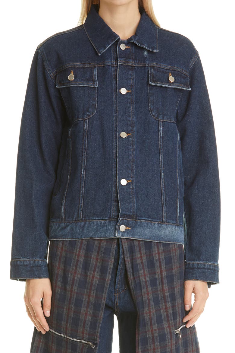 Unisex Godstar Denim Jacket, Main, color, BLUE