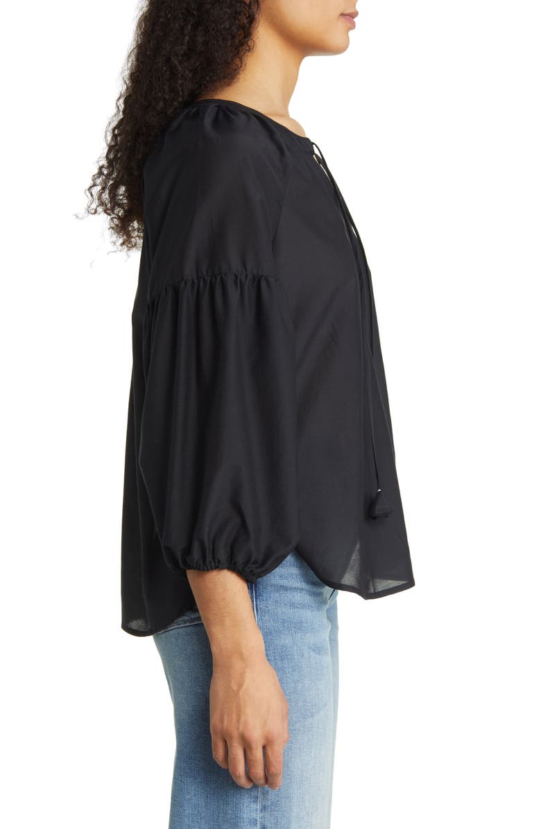 Tommy Bahama Agua Amara Cotton & Silk Blouse, Alternate, color, 