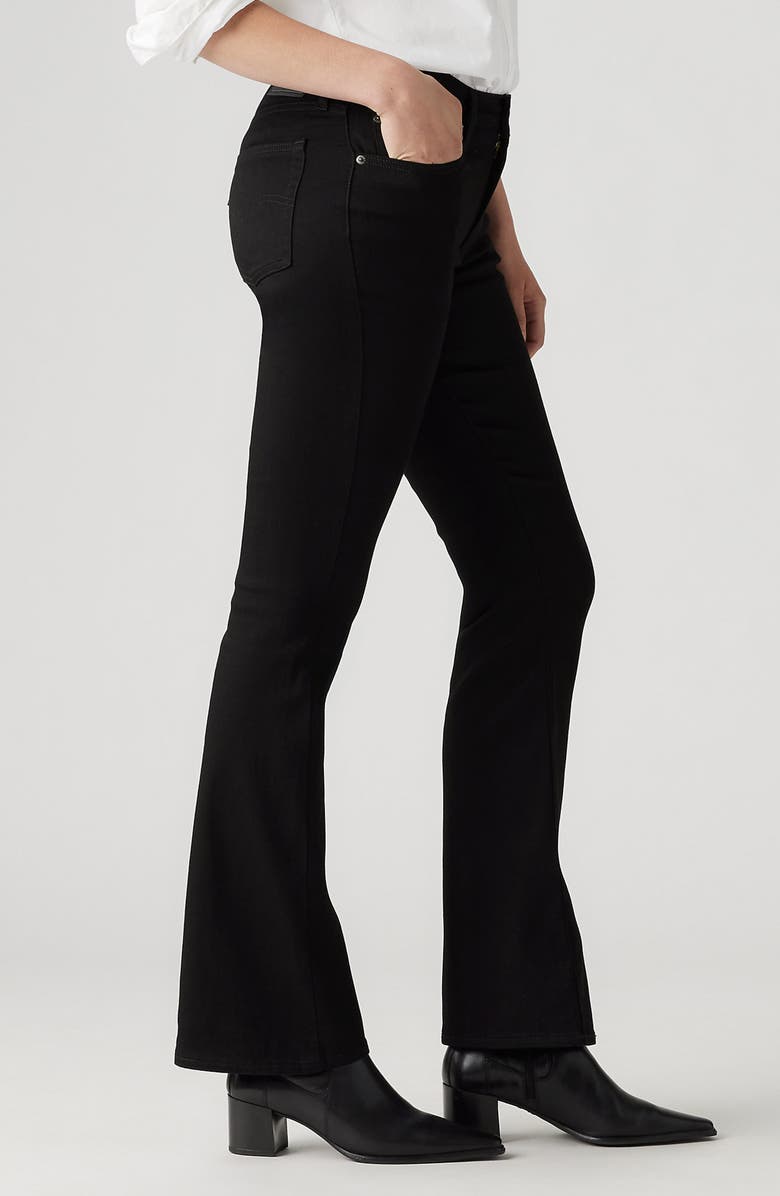 Levi's<sup>®</sup> 725 High Waist Bootcut Jeans, Alternate, color, Soft Black