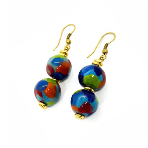 Kazuri Tsavo Collection - Parrot Earrings in Multi  product