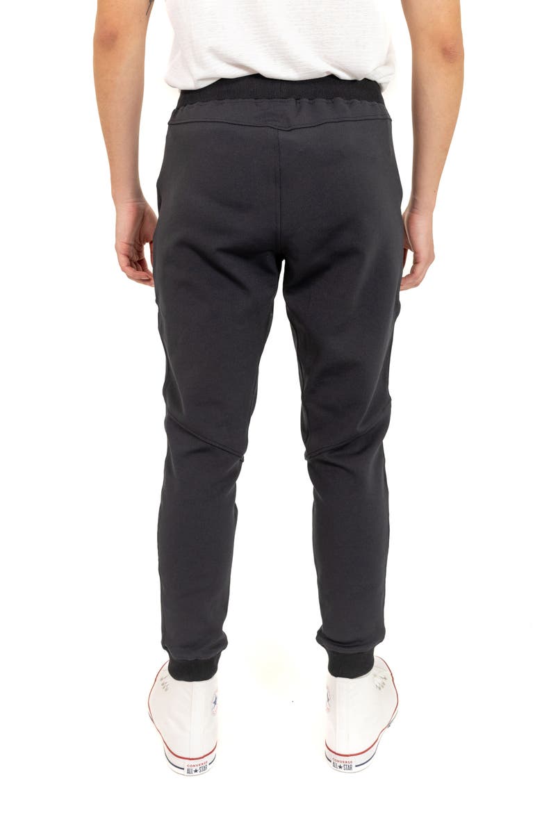 Cotton Blend Joggers, Alternate, color, BLACK