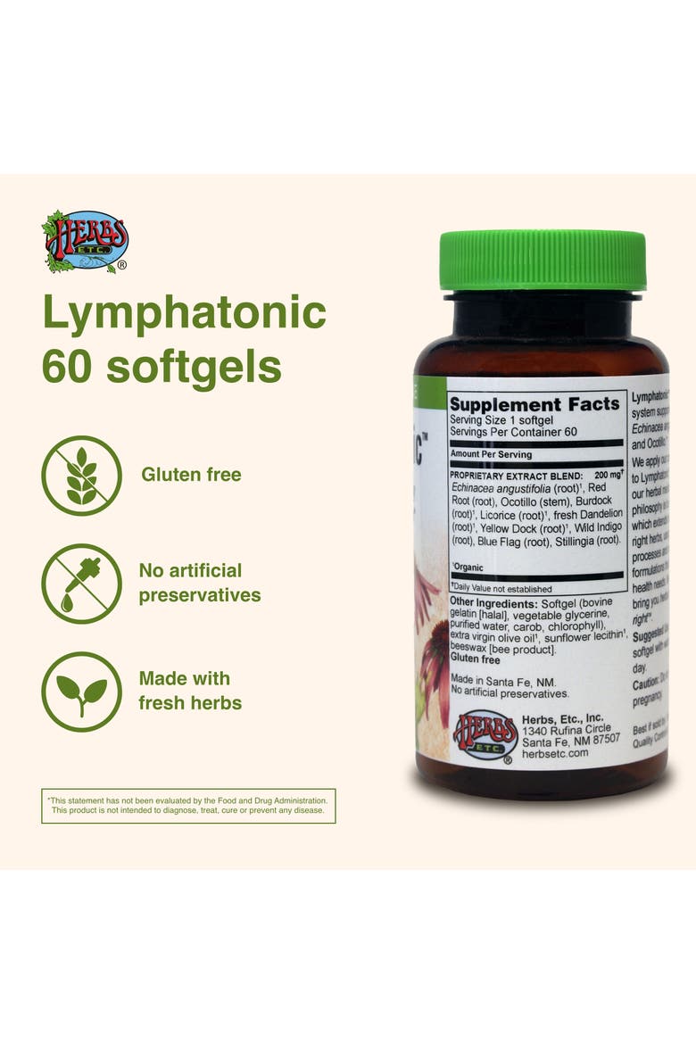 Lymphatonic Sg, 60 CT, Alternate, color, No Color