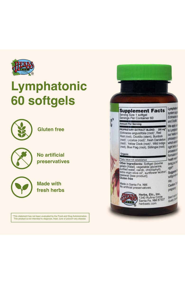 Trace Minerals Lymphatonic Sg, 60 CT, Alternate, color, NO COLOR