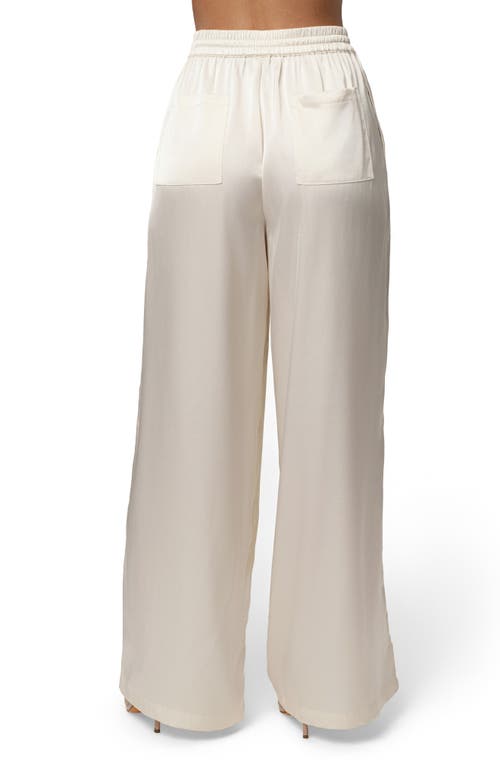 Jluxlabel Sunny Day Wide Leg Pants In White