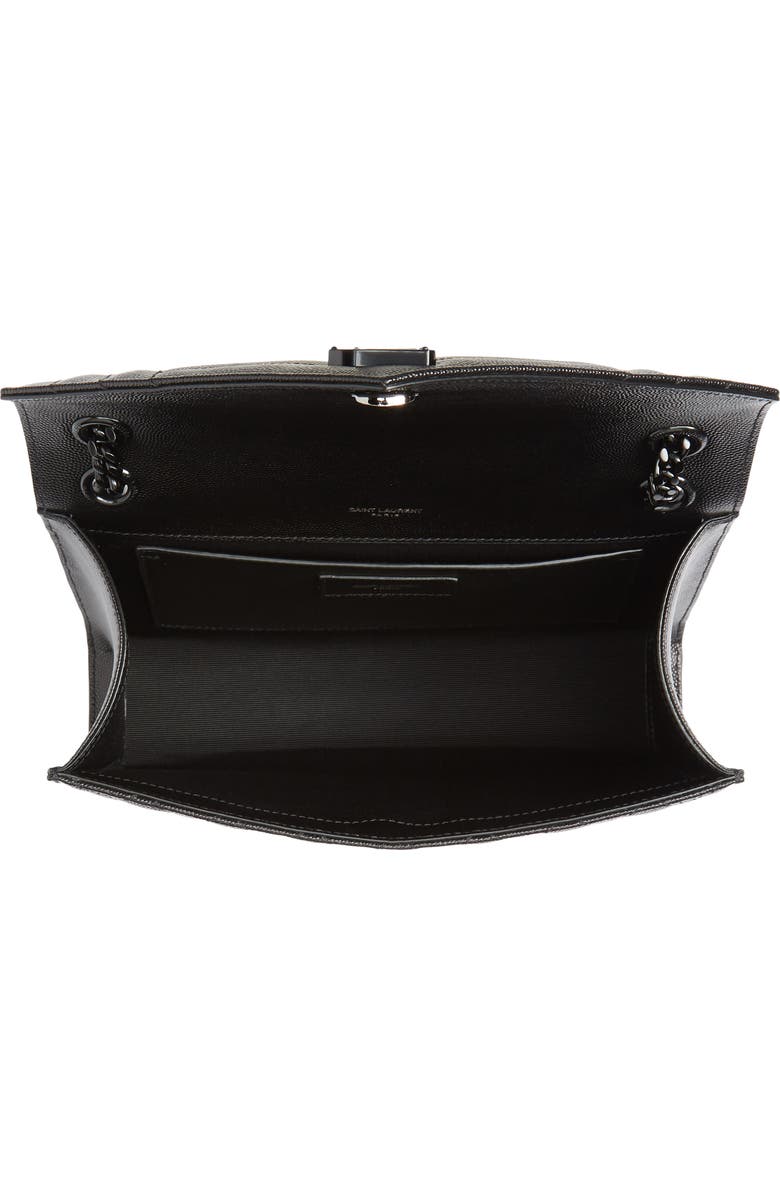 Saint Laurent Medium Monogram Quilted Leather Shoulder Bag, Alternate, color,