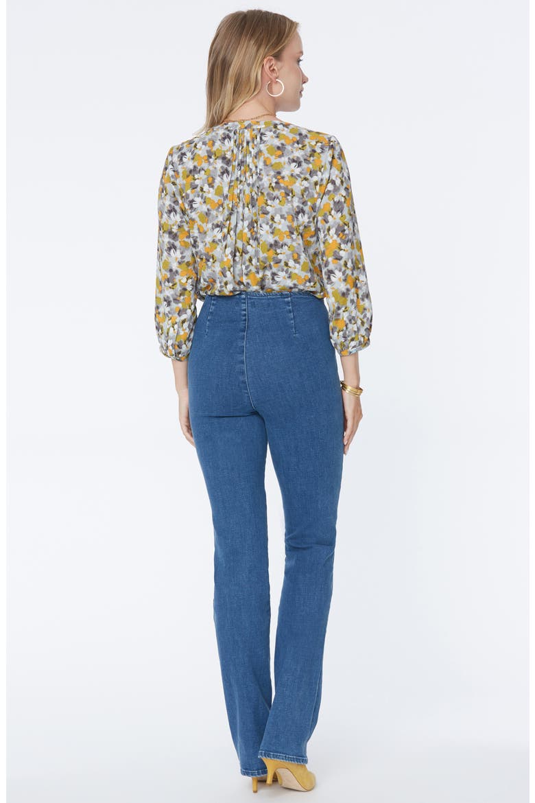 Marilyn Flat Front Slim Straight Leg Jeans, Alternate, color, TRANQUIL
