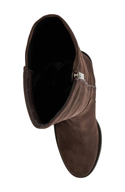 Aquatalia Serafina Water Resistant Knee High Boot In Brown