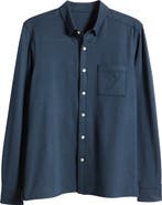 Rhone WFH Knit Button-Up Shirt