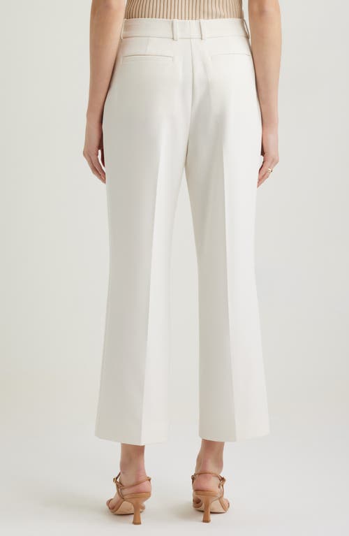 Nordstrom Ankle Straight Leg Pants In Ivory Tofu