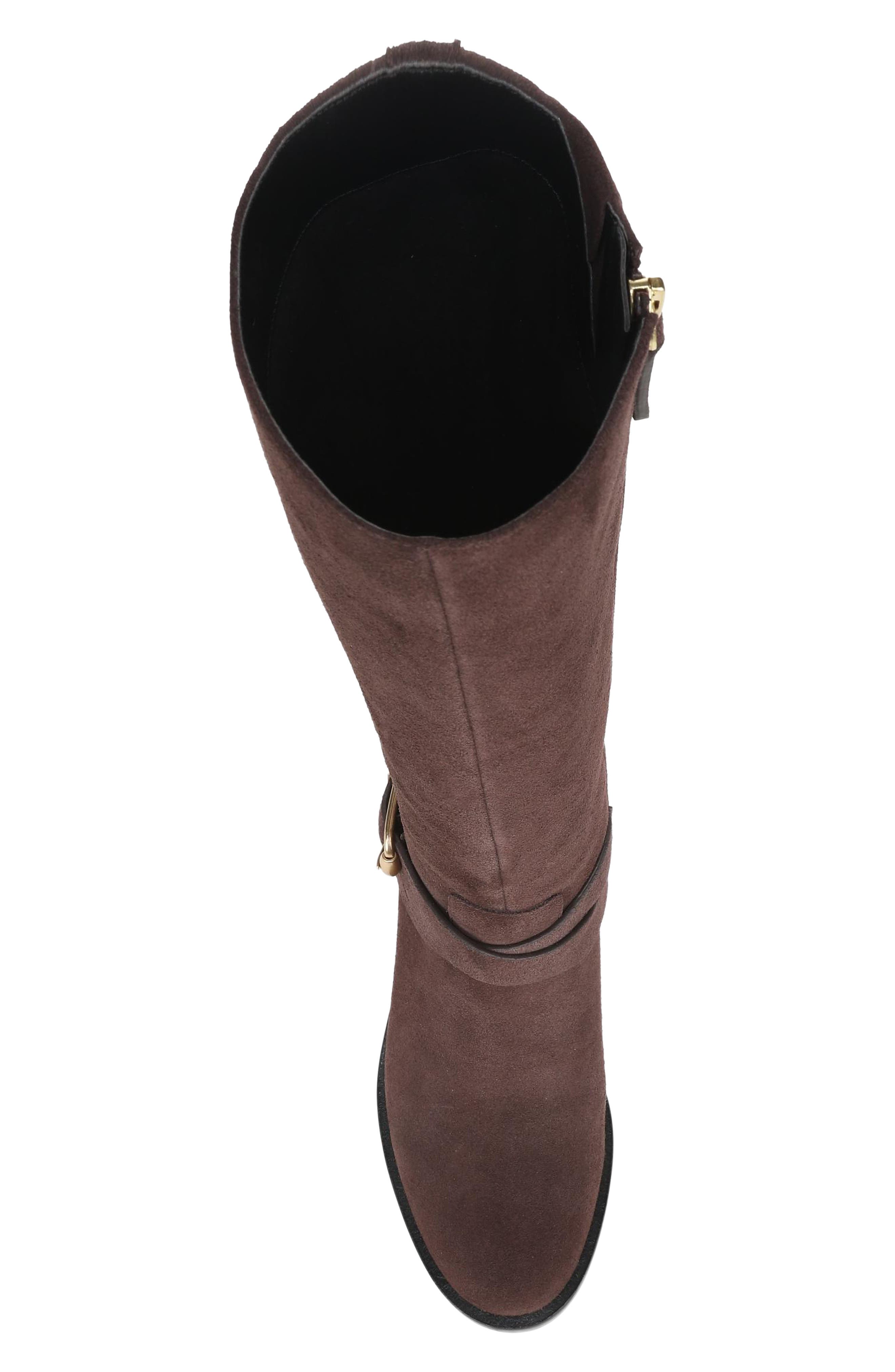 Samara Leather Tall Boot, Alternate, color, BROWN CHICORY