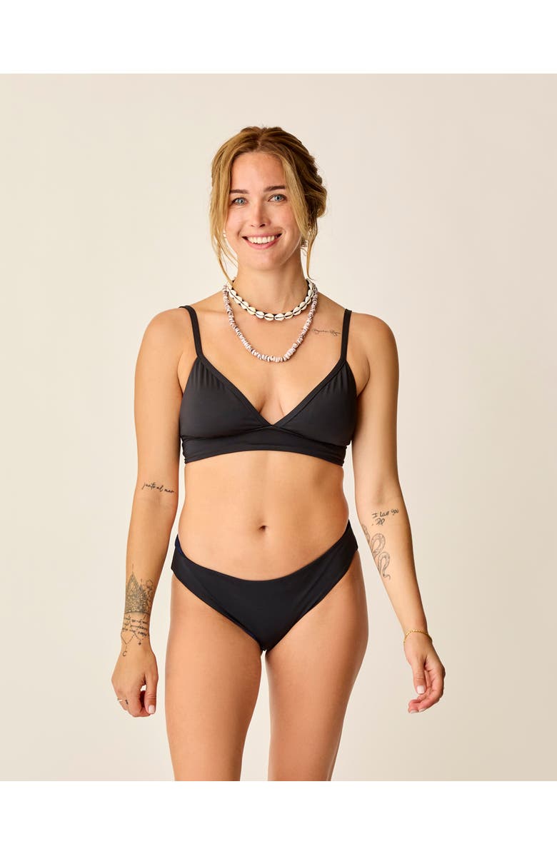 Carve Designs St. Barth Reversible Bottom, Main, color, Black/Navy