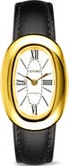 CENDRE Bridgette Leather Strap Watch, 21 x 30mm