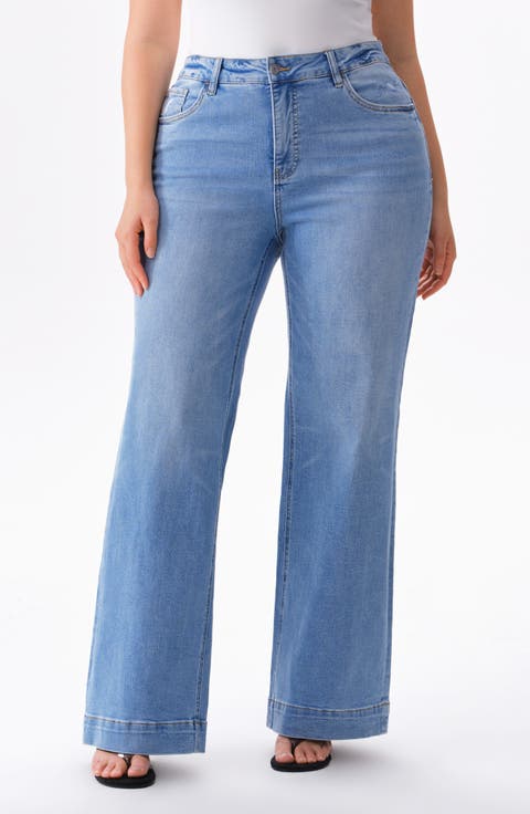 High Waist Wide Leg Jeans