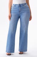 Bayeas High Waist Wide Leg Jeans