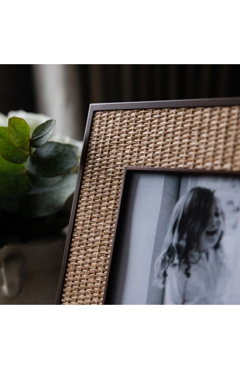 Addison Ross London x Sophie Paterson Rattan Picture Frame, Alternate, color, Brown
