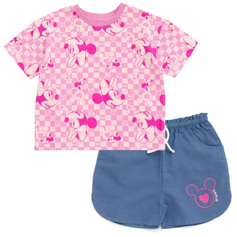 Minnie Mouse 2-Piece Top and Shorts Set (Toddler, Little Kid & Big Kid)