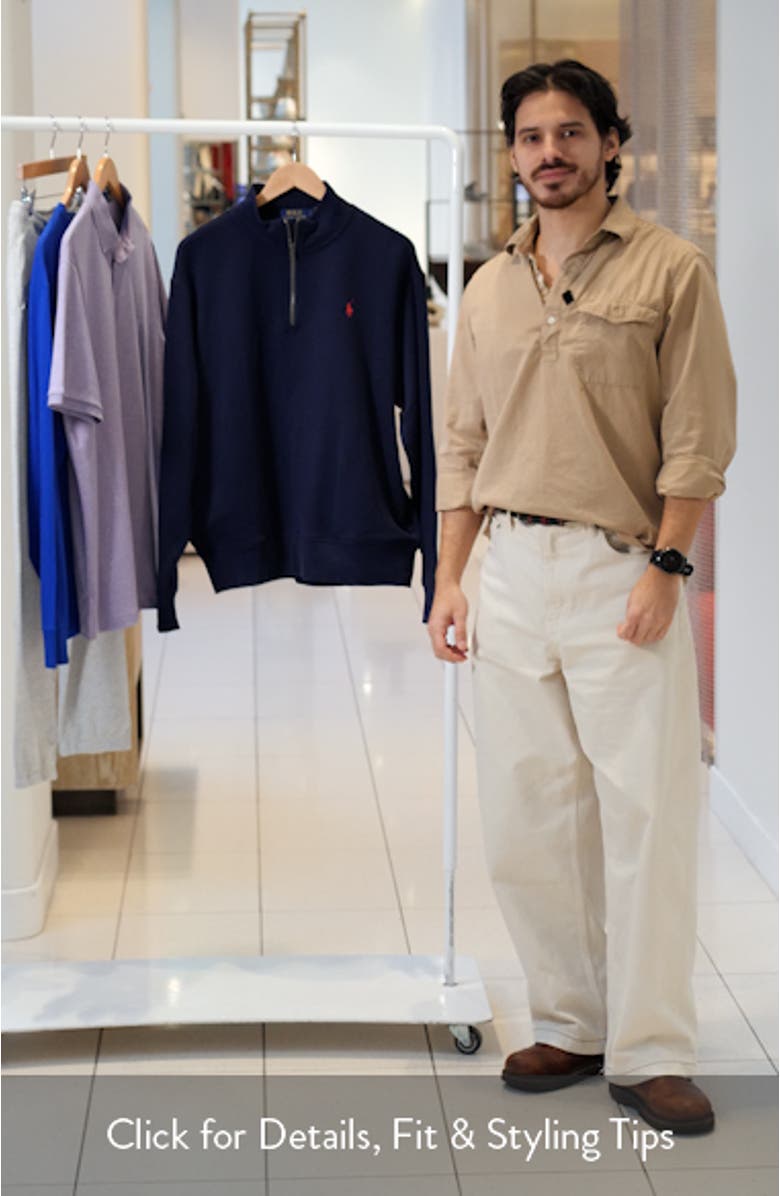 Quarter Zip Fleece Pullover, sales video thumbnail