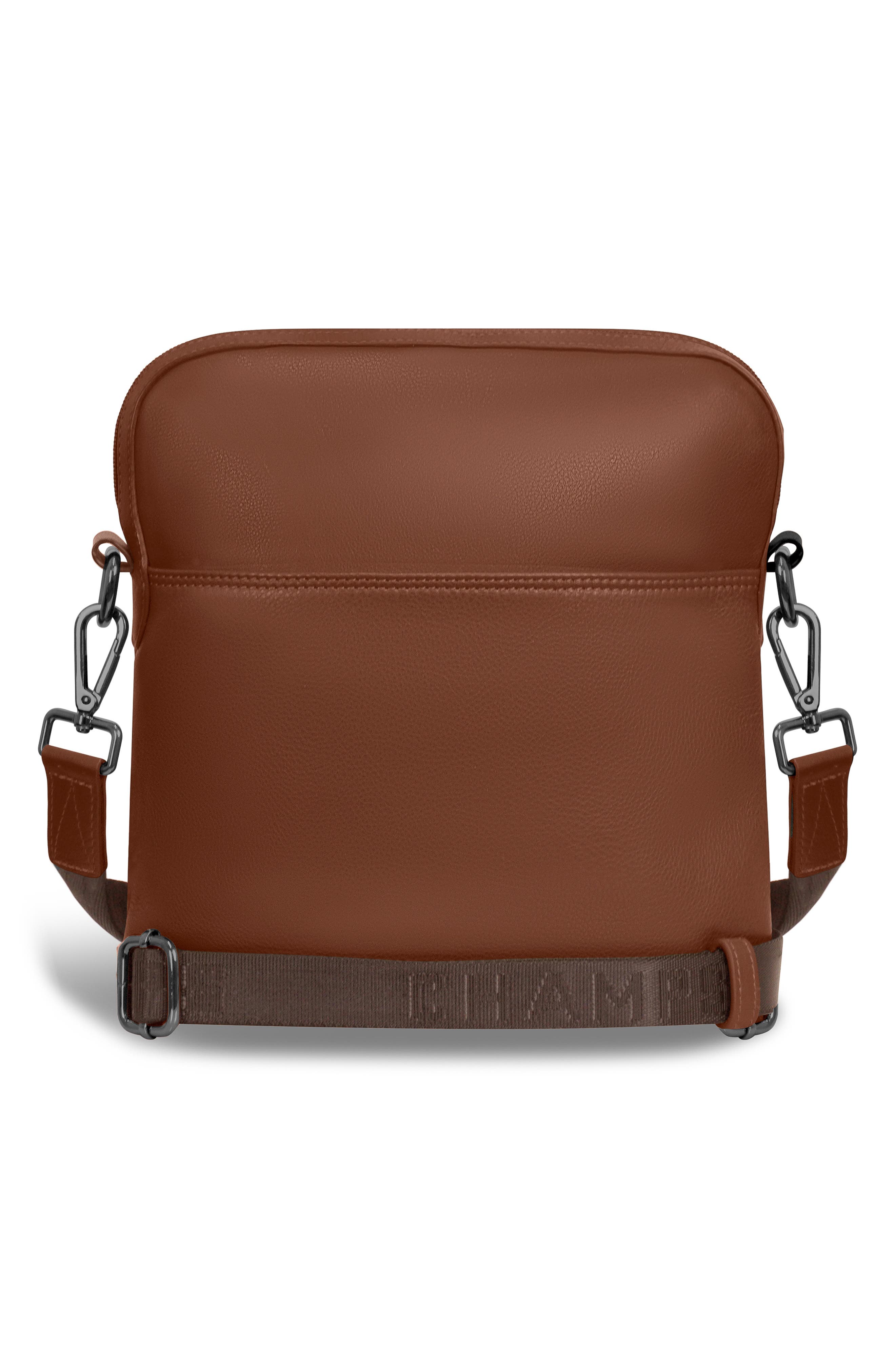 CHAMPS Onyx Leather Crossbody Bag, Alternate, color, Brown