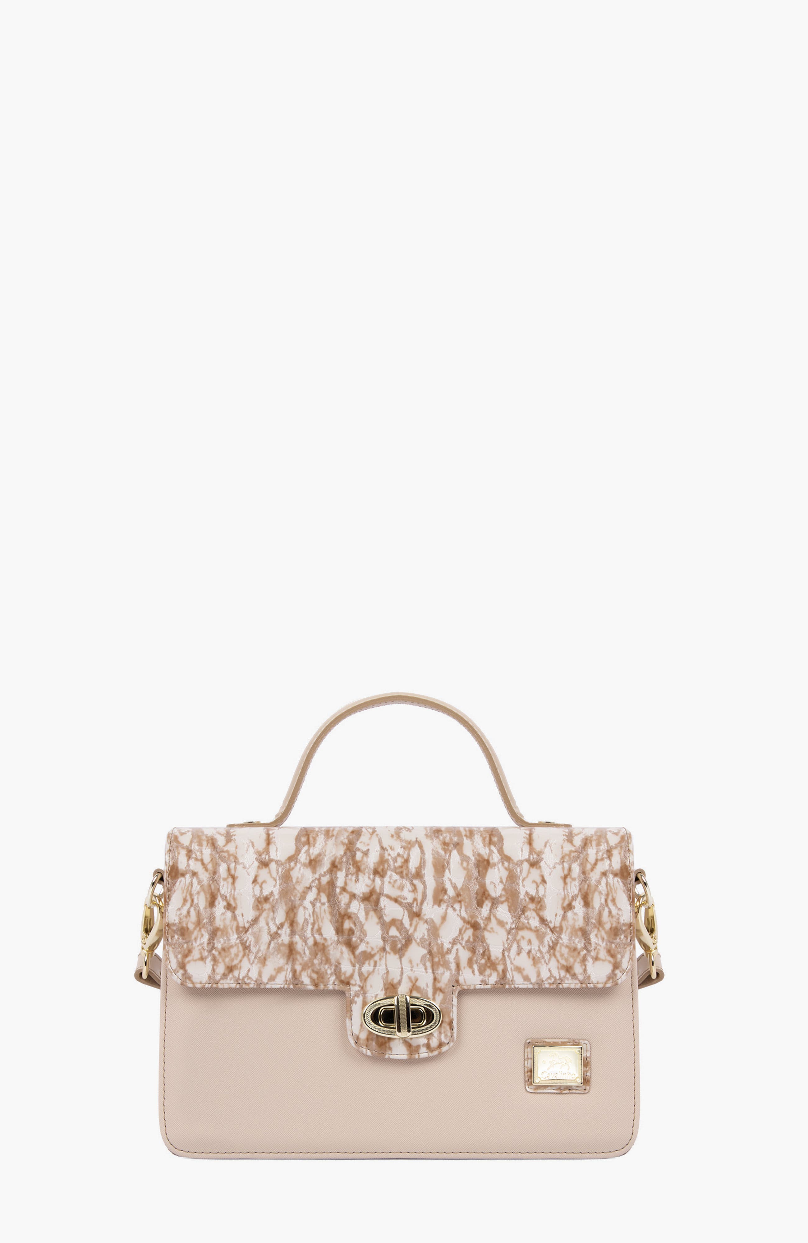 Acqua Marine 586 Handbag, Main, color, Beige / White