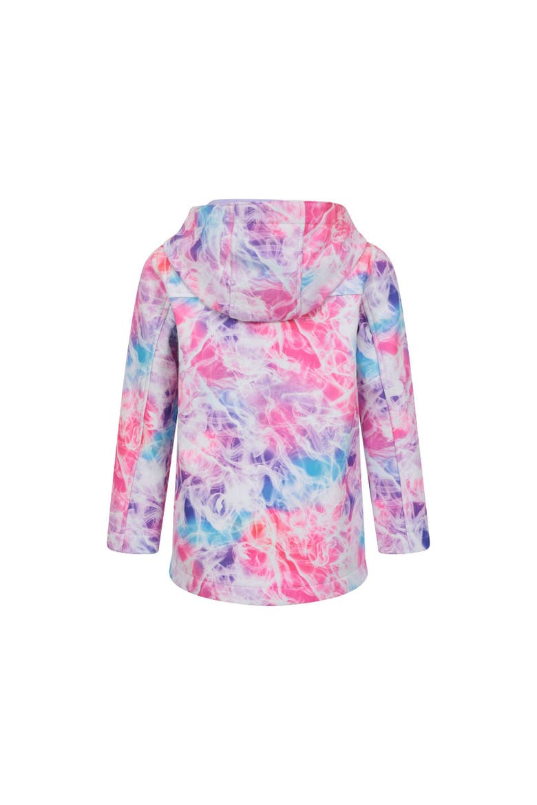 Childrens/Kids Patterned Water Resistant Soft Shell Jacket, Alternate, color, Bright Pink