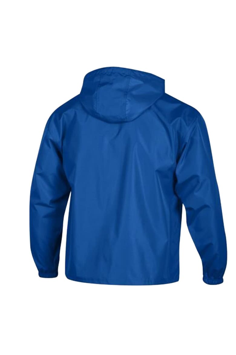 Men's Champion Royal Indianapolis Colts Packable Hooded Windbreaker Half-Zip Jacket, Alternate, color, Royal