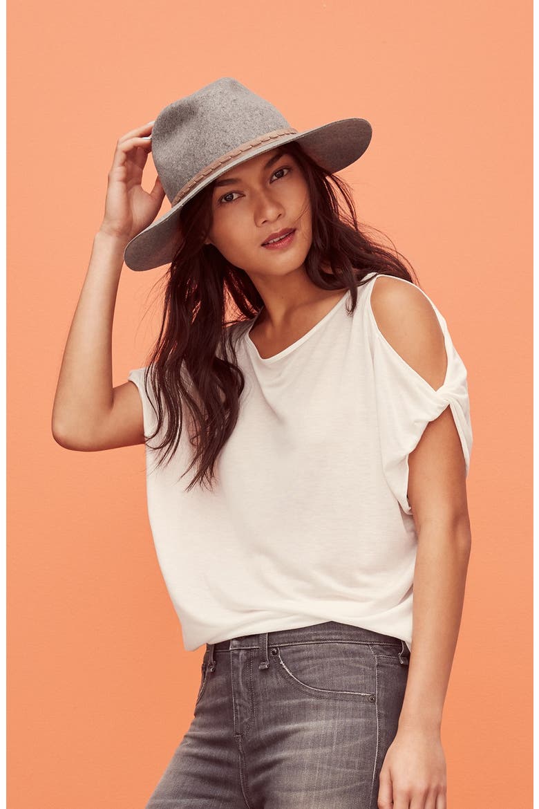 Wide Brim Fedora, Alternate, color, OXFORD GREY