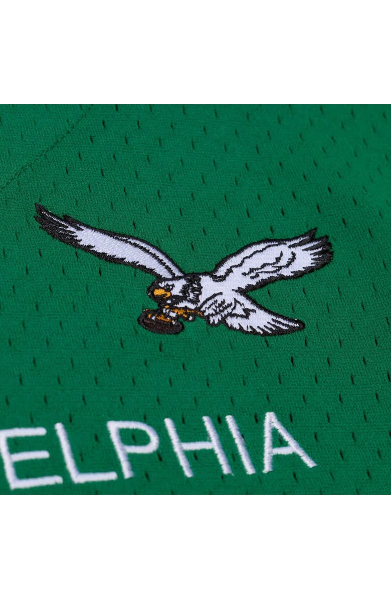 Mitchell & Ness Men's Mitchell & Ness  Kelly Green Philadelphia Eagles Head Coach Mesh Full-Button Fashion Jersey, Alternate, color, Kelly Green