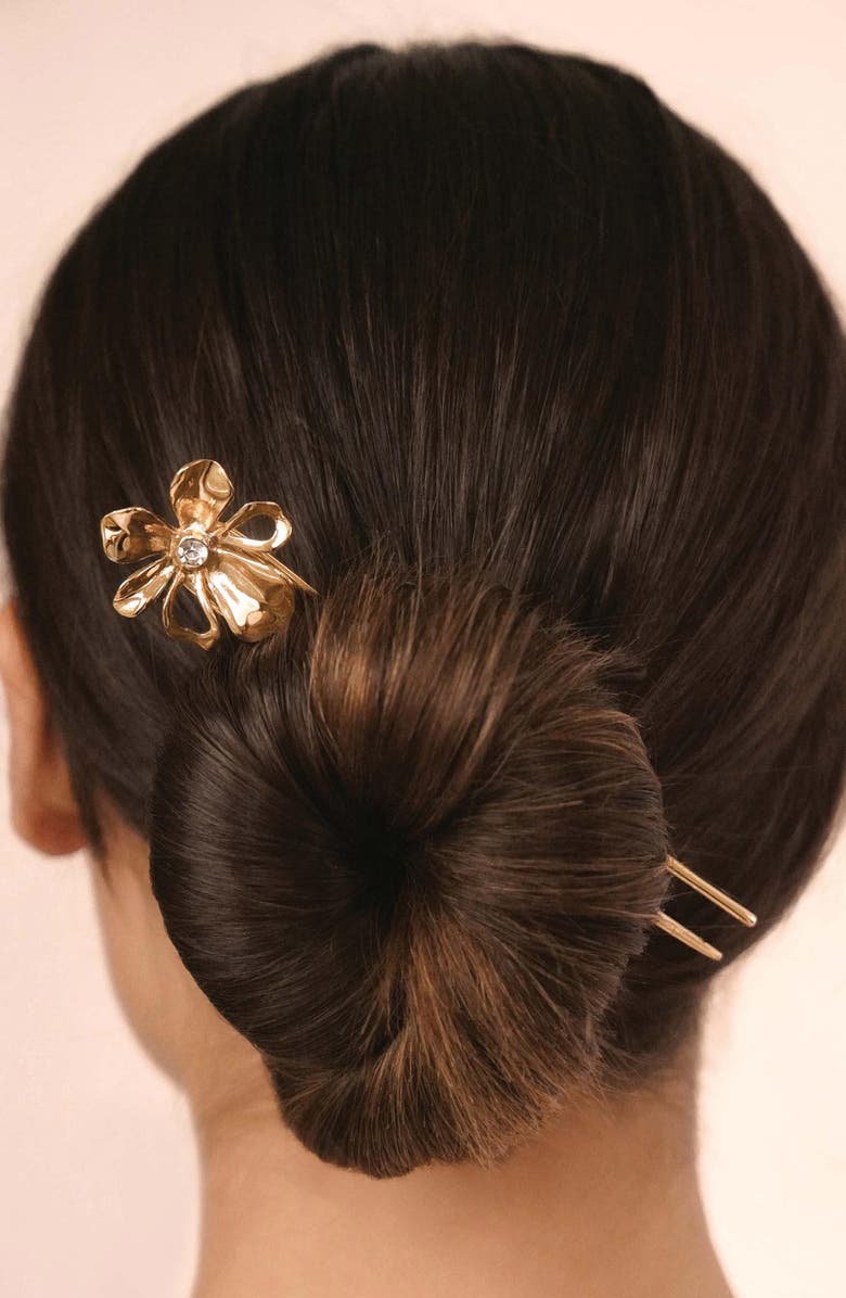Ettika Petals Hair Pin, Alternate, color, 